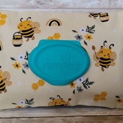 Honey Bee Pampers Wipes Cover 