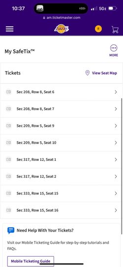 LAKERS TICKETS
