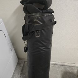 Punching Bag And Gloves