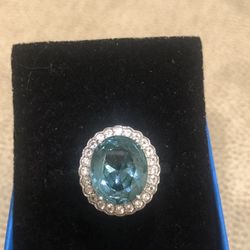 Lab Green Spinel Ring