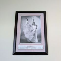 Judith Jamison Alvin Ailey Dancing Art Print Matted Poster Framed 33 x 45 