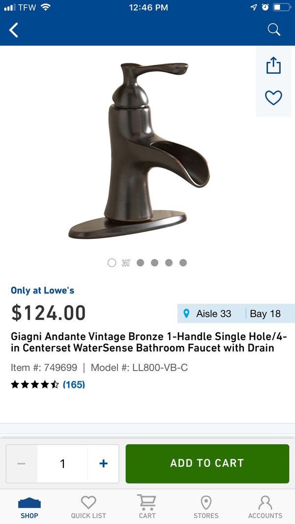 Giagni Oils Rubbed Bronze Faucet For Sale In Lithonia Ga Offerup
