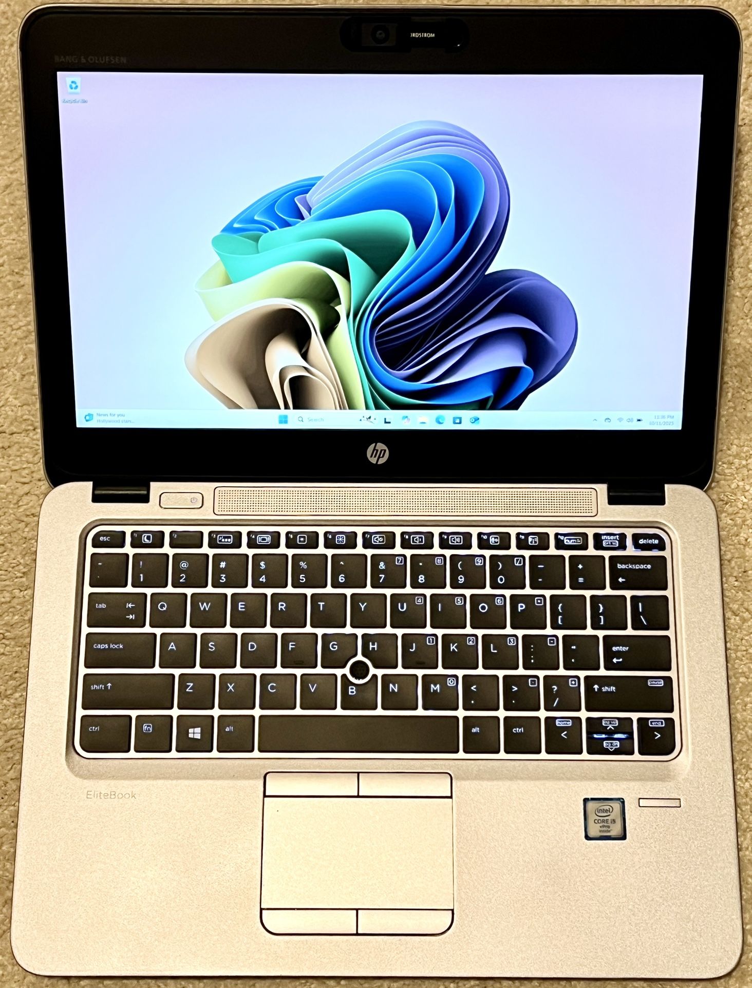 HP EliteBook 820 G3 12.5” i5-6300U 2.4GHz 8GB 240GB SSD Win11Pro Office24