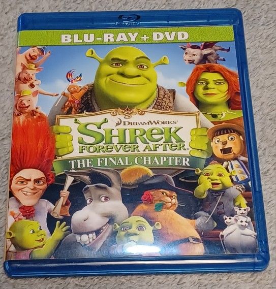 Shrek DVD BLU Ray Happily Ever After The Final Chapter Kids Family