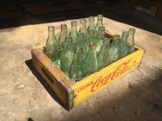 Vintage coke bottles