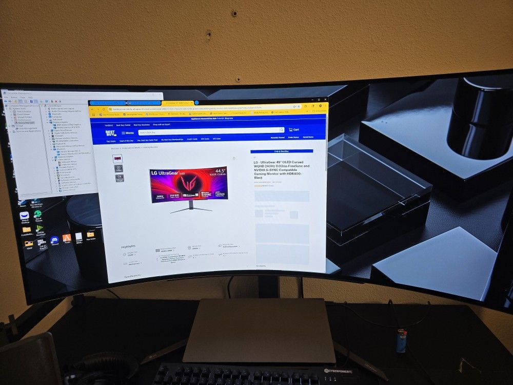 Lg 45" Curved Gaming Monitor
