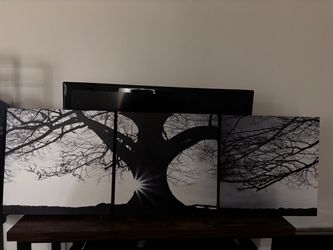 Black and white piece of art
