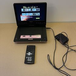 Sony Portable DVD Player 9” With Remote Control And AC Adapter $20 Firm On Price