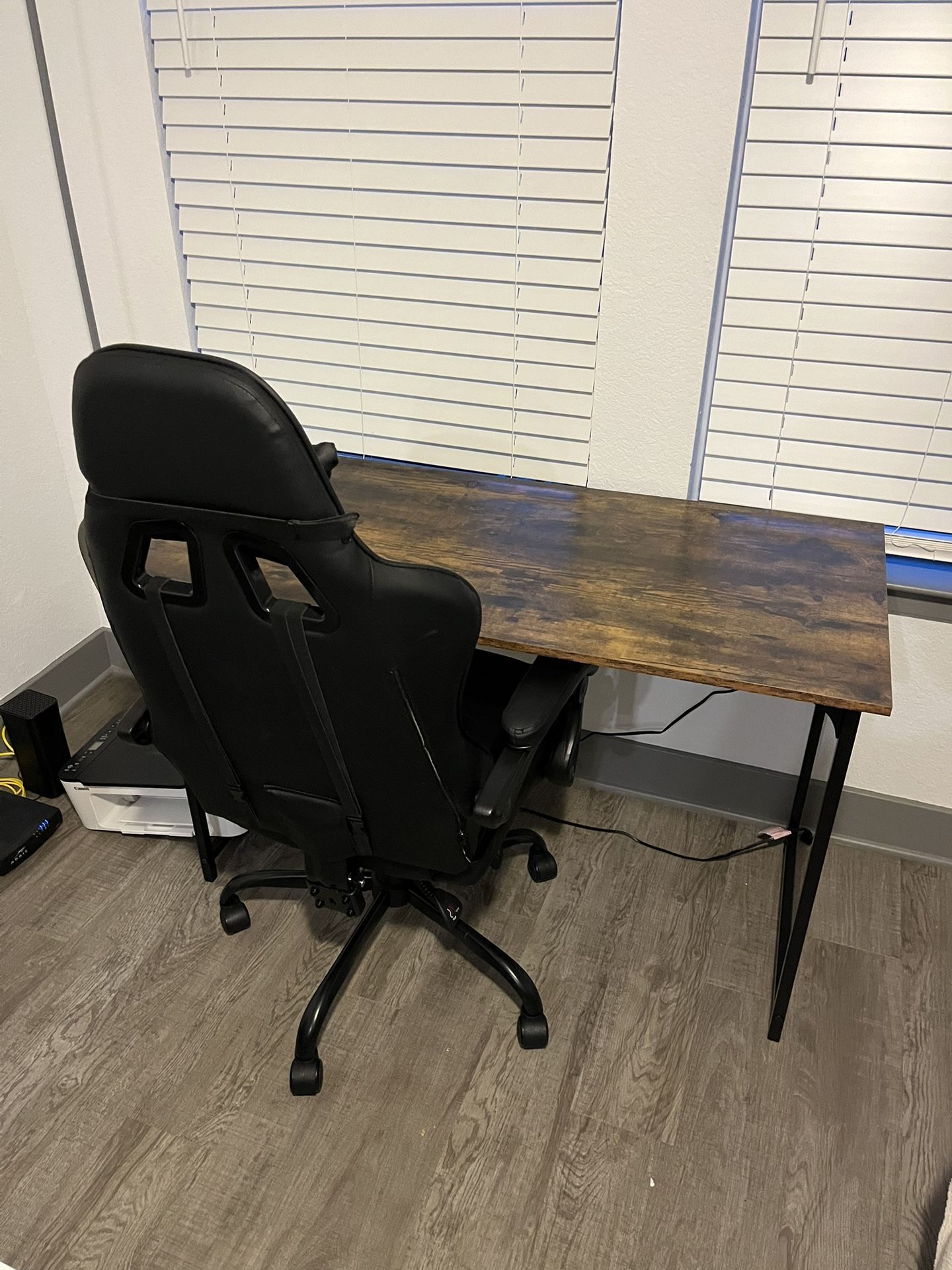 Walmart Brand Beautiful Brown Wood Desk