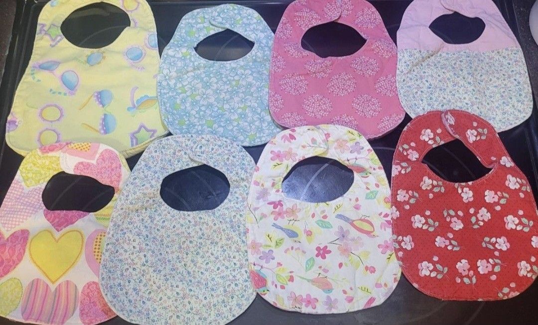 Handmade Double Sided Pattern Bibs

