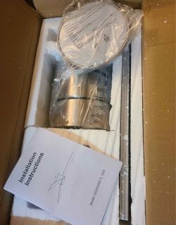 42 Inch Ceiling Fan with Lights, Flush Mount Ceiling Fans with Remote Control * New*