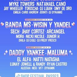 Baja Beach Fest GA Admission Bracelet