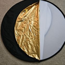 Disc Reflector (43inch), 5in1 (Gold, Silver, White, Black, Transparent)