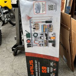 Garage shed organizer