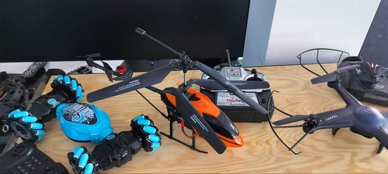 Remote control drone, remote control helicopter, remote control car