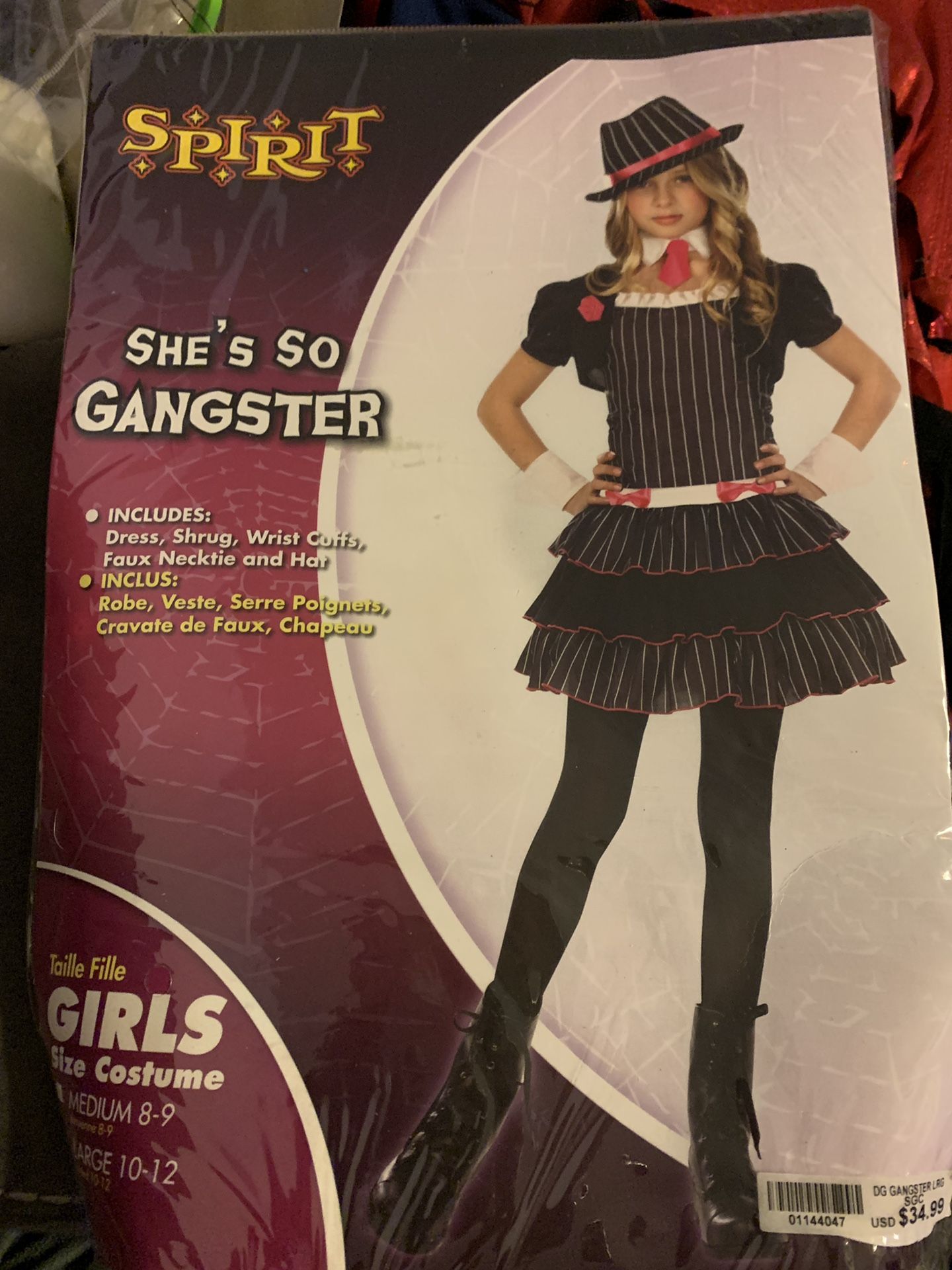 Girl gangster costume