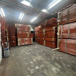 8’ Teardrop Beams Brand New Pallet Racks Export Delivery Install Forklift 