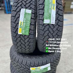 235/70R16 TBB All Terrain Todo Terreno New Set of Tires Installed and Balanced Set de Llantas Nuevas Instaladas y Balanceadas