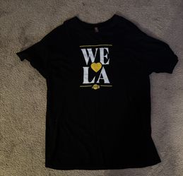 Los Angeles Lakers " We Heart Love LA " Black XL T Shirt