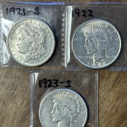 Three Silver Dollars. Group 29.