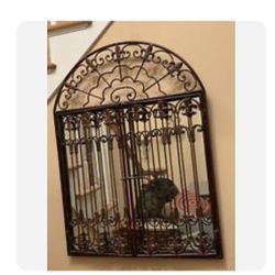 Wrought  Iron Wall Mirror 