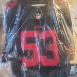 New 49ERS  Navarro  Bowman Jersey (Price Tag  Still Attached)