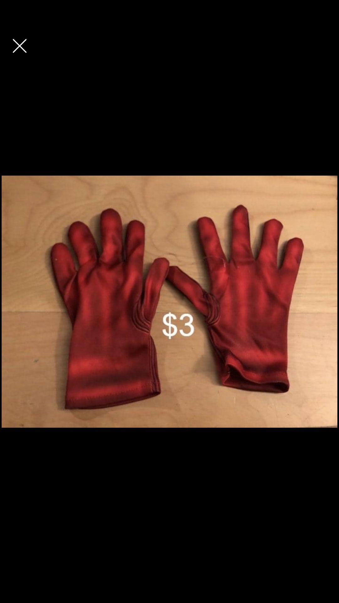 Costume Spiderman Gloves