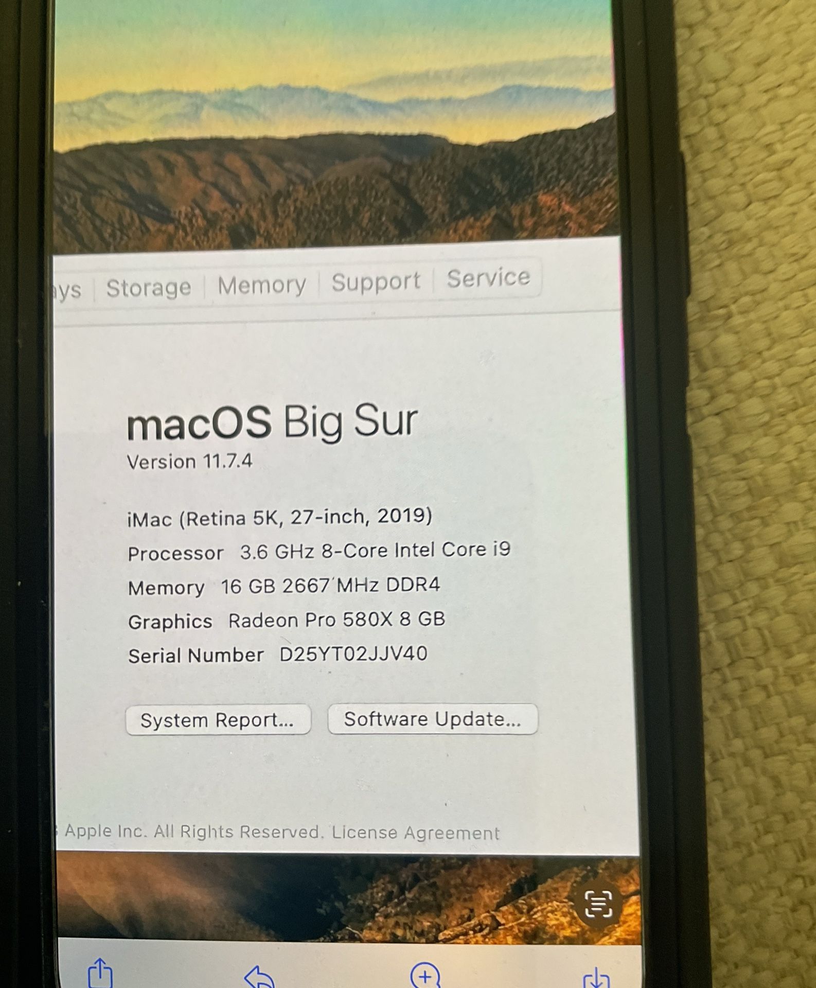 2019 iMac 27 Inch