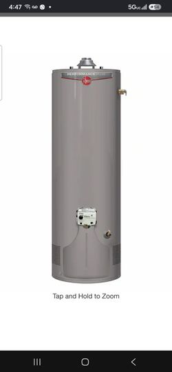 Rheem Performance Plus 40 Gallon Natural Gas Water Heater
