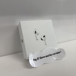 Apple Airpods 4 Bluetooth Earbuds NEW - Payments Available - Pay $1 Down To take It home