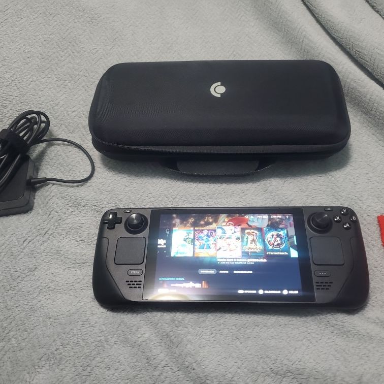Steam Deck 512gb. battery at 100% life. like new