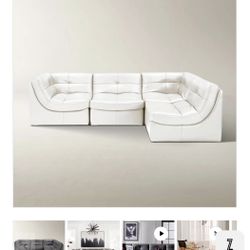 Z Gallery Convo Leather Sectional 