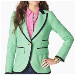 Juicy Couture Green Wool Blazer Y2K Vintage Coat Sz 2 XS Mint Cond Chic Boho