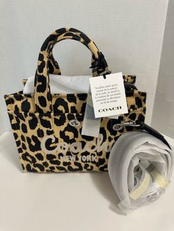 COACH - Leopard Canvas Tote - Style # CP770