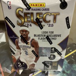 2024-2025 Panini Select Basketball Booster Box Factory Sealed