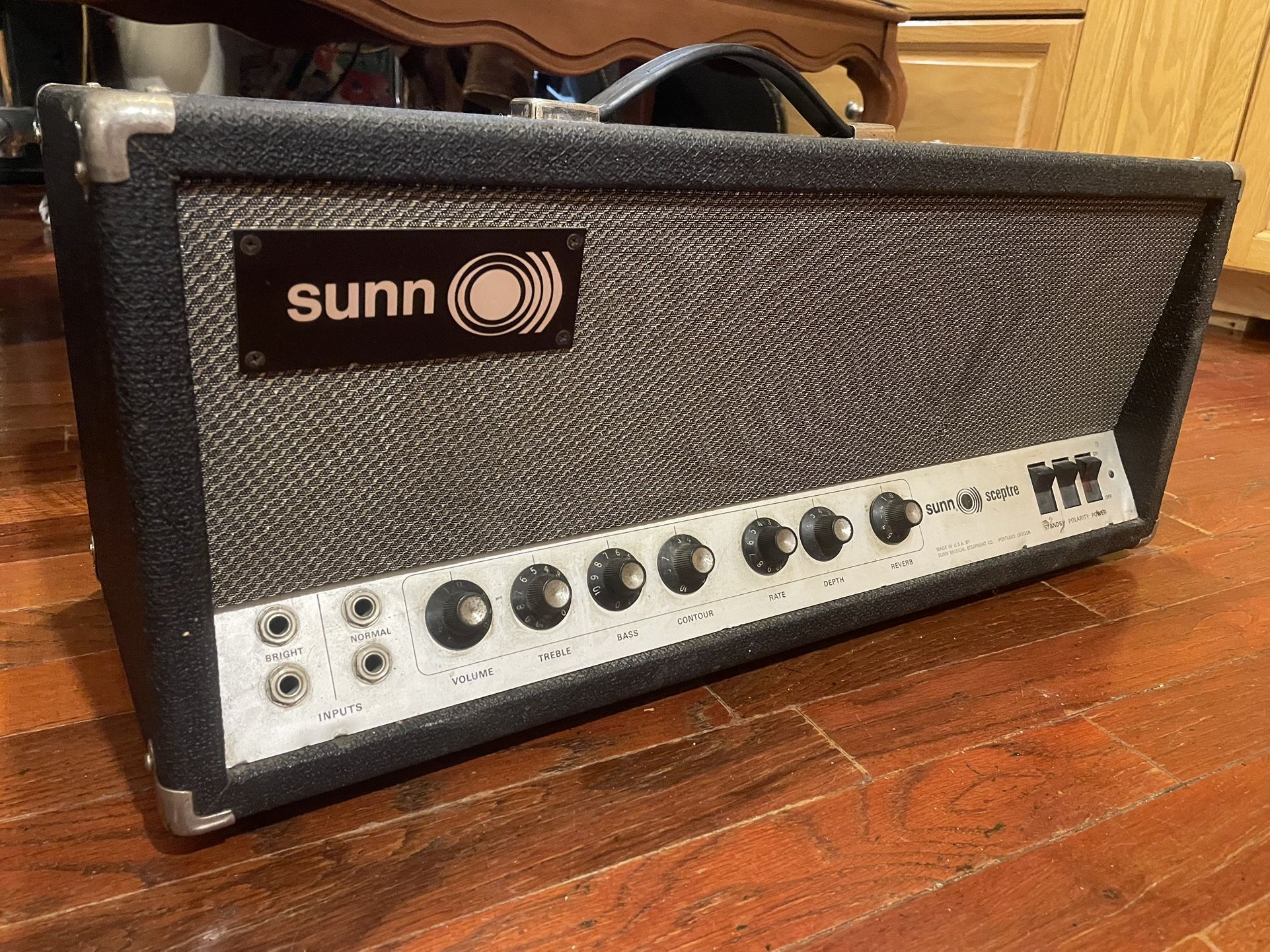 Vintage 1969 Sunn Sceptre 60W Tube Amp w/ Reverb + Tremolo