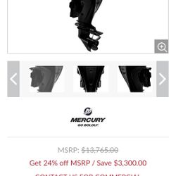 Boat Motor, Mercury Seapro 60HP