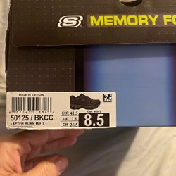 Men’s 8.5 Skechers Sport With Memory Foam
