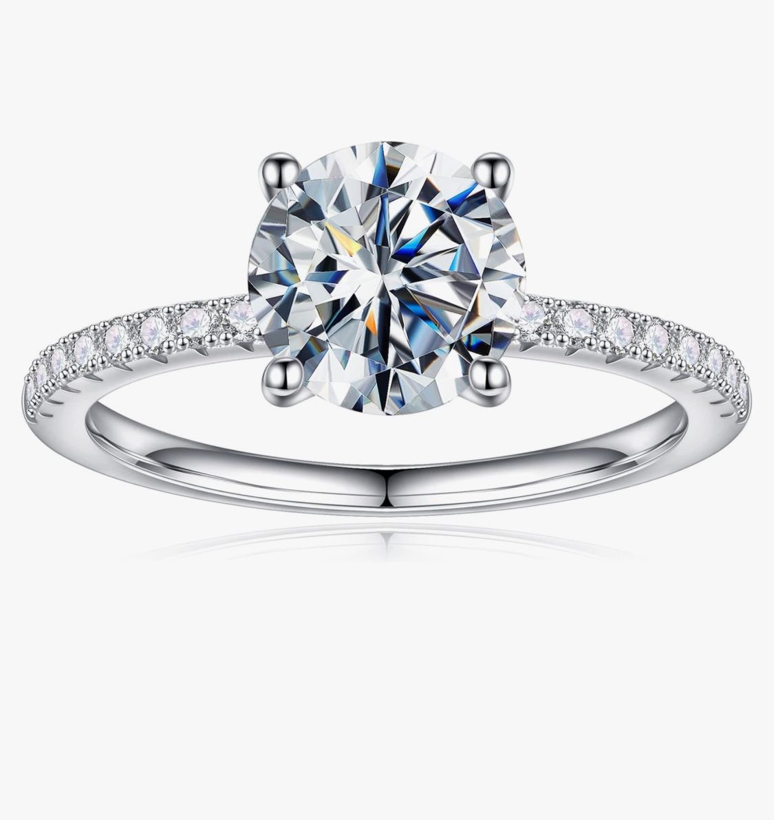 1.5CT Moissanite Rings for Women