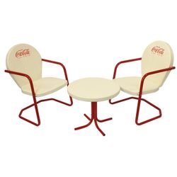   NEW Coca-Cola Retro Bistro Set – In Box – $200