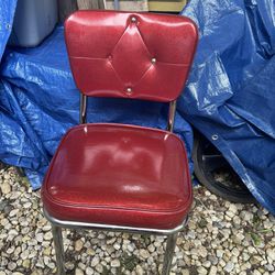 Candy Apple Hot Rod Red Vintage Chair 