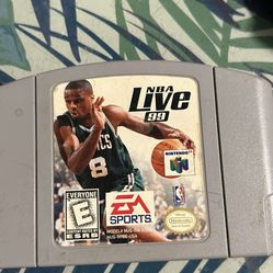 Nintendo 64 NBA Live 99 Video Game Cartridge for the N64 Console