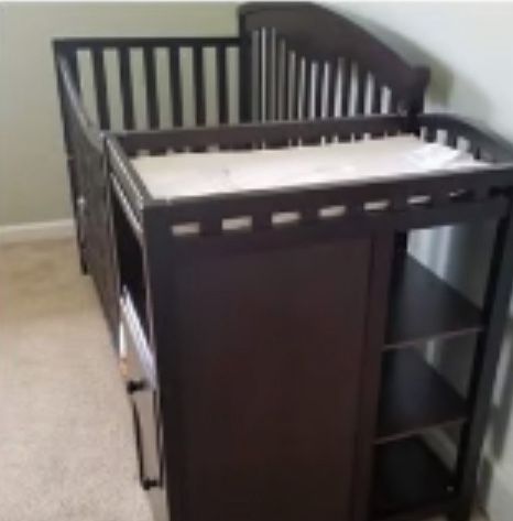 Baby Crib + Baby Changer 