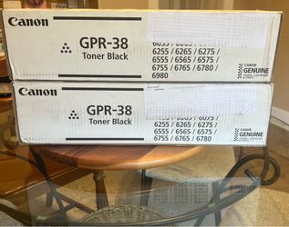 Canon GPR-38 Toner Cartridge Black Brand New (Lot of 4)