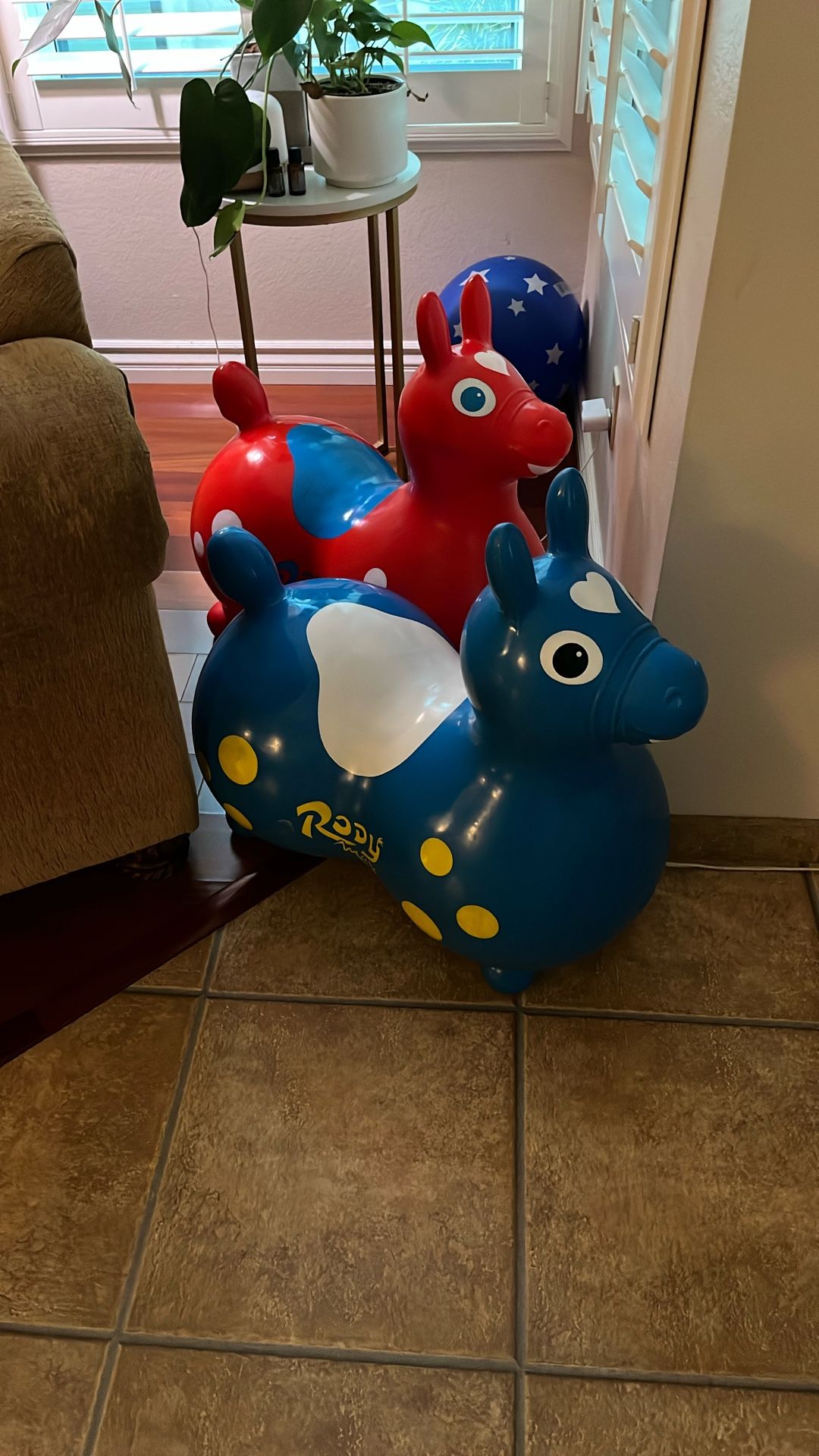 LARGE Rodys - One Red & One blue