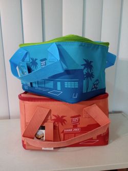 Trader Joe’s mini insulated bags , $20.00 each, cash only.