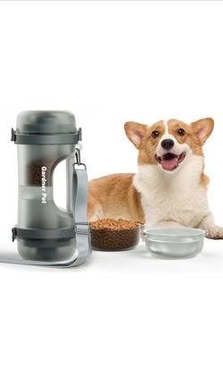 Gardner Pet 2-in-1 Dog Water Bottle Portable 49.6oz