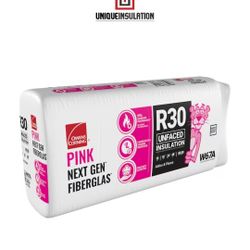 Gerardo PezzutiOwens Corning R-30 Attic Insulation – Unfaced Batt – New 