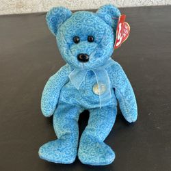 TY Beanie Baby Bear Named Classy