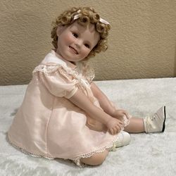 Shirley Temple Toddler Doll Collection “Little Miss Shirley” Danbury Mint - 11” Tall 
